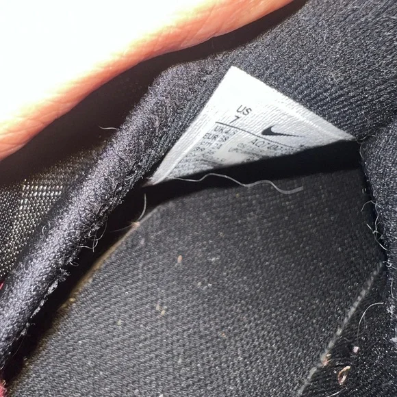 Nike Athletic Shoes Red and Black with Orange Accents - Picture 5 of 5